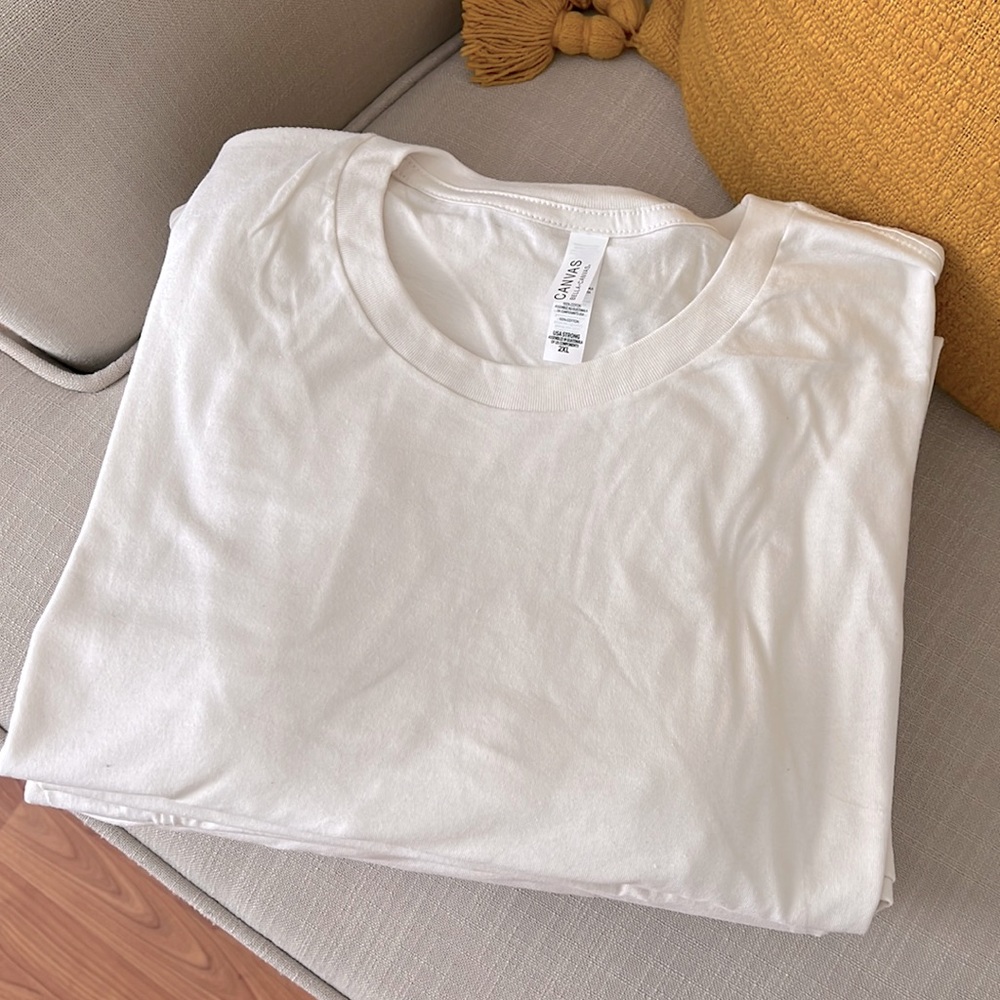 BULK SET- 12 Bella Canvas Vintage White Tees